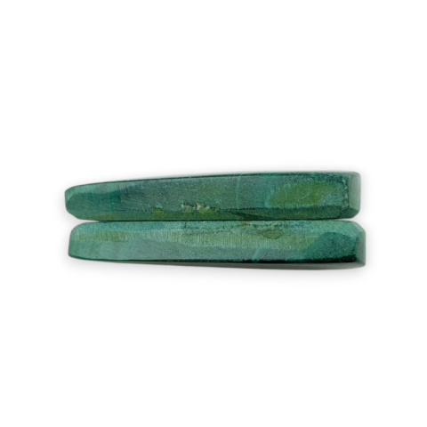 Malachit para kaboszonów z dziurką 32x13 mm nr R72 Malachit para kaboszonów z dziurką 32x13 mm nr R72