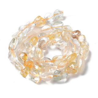 Topaz bryłka gładka 7-14 mm sznur