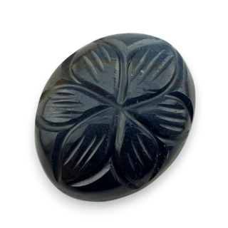 Tygrysie oko niebieskie kaboszon carving 23x18 mm nr 103