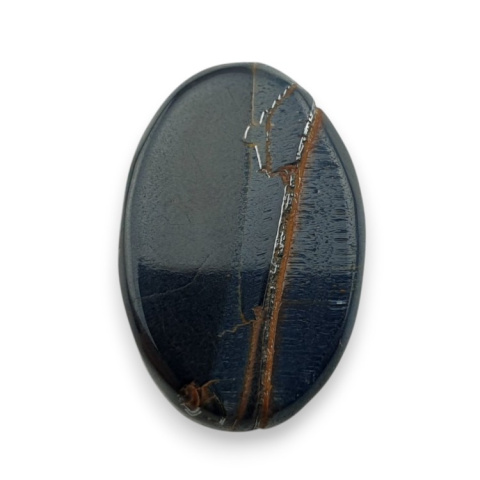 Tygrysie oko niebieskie kaboszon carving 24x16 mm nr 140 Tygrysie oko niebieskie kaboszon carving 24x16 mm nr 140