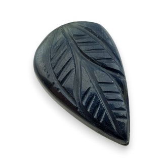 Tygrysie oko niebieskie kaboszon carving 26x16 mm nr 128