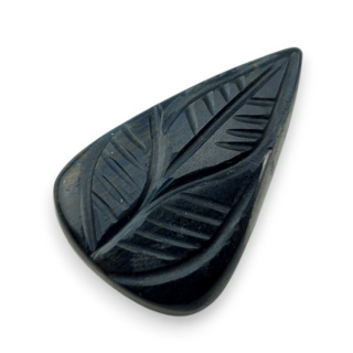 Tygrysie oko niebieskie kaboszon carving 27x18 mm nr 98