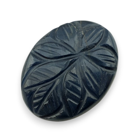 Tygrysie oko niebieskie kaboszon carving 27x20 mm nr 101 Tygrysie oko niebieskie kaboszon carving 27x20 mm nr 101