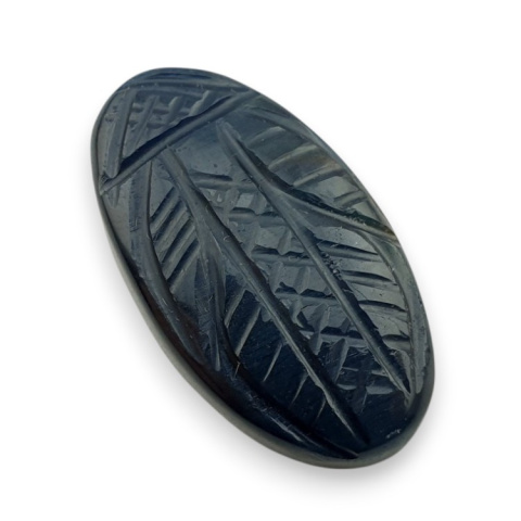 Tygrysie oko niebieskie kaboszon carving 29x17 mm nr 106 Tygrysie oko niebieskie kaboszon carving 29x17 mm nr 106