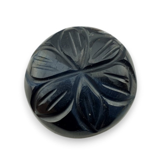 Tygrysie oko niebieskie kaboszon carving fi 19 mm nr 104