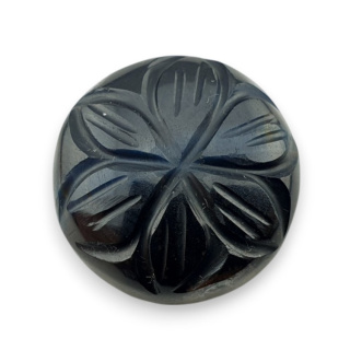 Tygrysie oko niebieskie kaboszon carving fi 19 mm nr 104