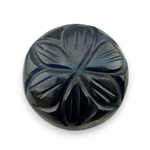 Tygrysie oko niebieskie kaboszon carving fi 19 mm nr 104