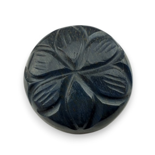 Tygrysie oko niebieskie kaboszon carving fi 20 mm nr 114