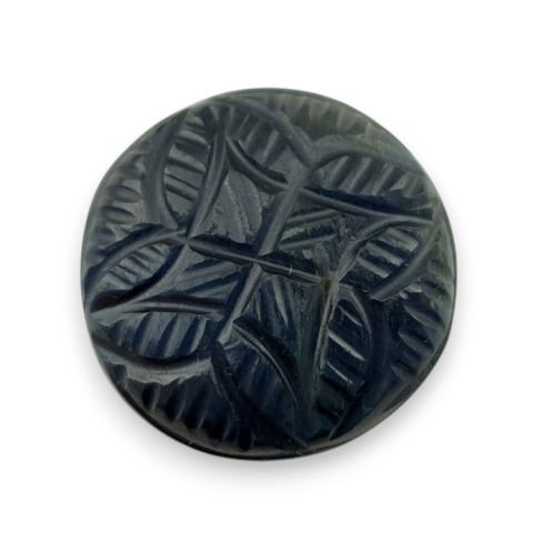 Tygrysie oko niebieskie kaboszon carving fi 23 mm nr 105 Tygrysie oko niebieskie kaboszon carving fi 23 mm nr 105