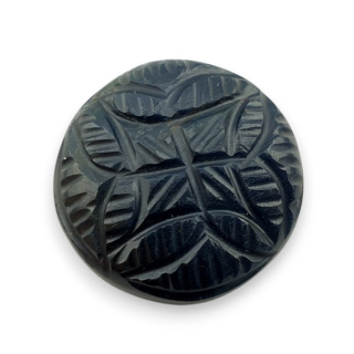 Tygrysie oko niebieskie kaboszon carving fi 23 mm nr 105