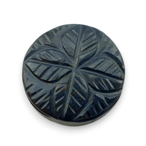 Tygrysie oko niebieskie kaboszon carving fi 23 mm nr 92 Tygrysie oko niebieskie kaboszon carving fi 23 mm nr 92