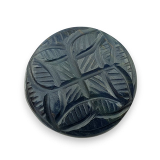 Tygrysie oko niebieskie kaboszon carving fi 27 mm nr 99