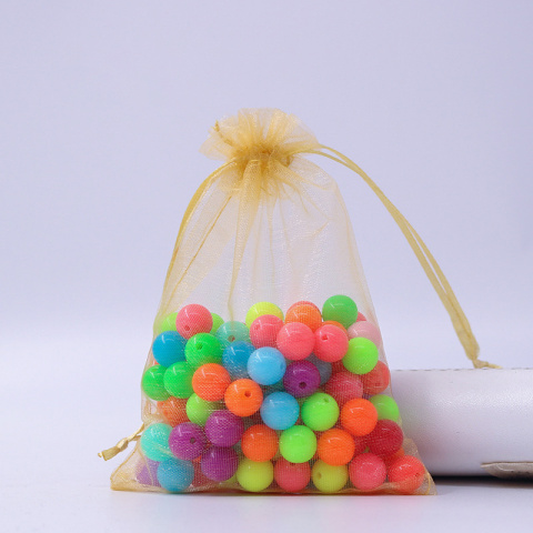 Organza bag 9x7 cm 1 piece gold Organza bag 9x7 cm 1 piece gold
