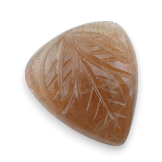 Kamień słoneczny kaboszon carving 23x20 mm nr 50