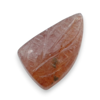 Kwarc truskawkowy kaboszon carving 24x15 mm nr 41