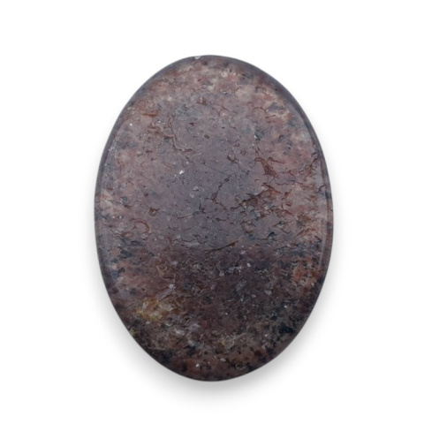 Kwarc truskawkowy kaboszon carving 25x18 mm nr 76 Kwarc truskawkowy kaboszon carving 25x18 mm nr 76