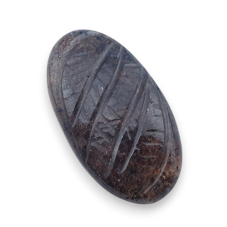 Kwarc truskawkowy kaboszon carving 26x15 mm nr 42