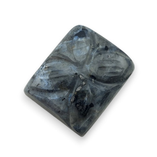 Larvikit kaboszon carving 17x14 mm nr 10