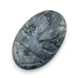 Larvikit kaboszon carving 30x19 mm nr 6