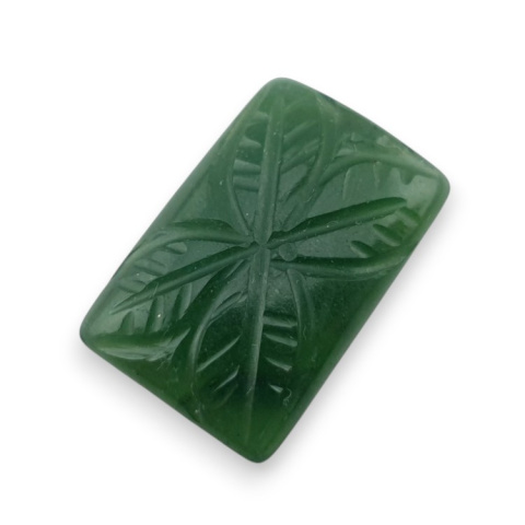 Nefryt kaboszon carving 20x13 mm nr 12 Nefryt kaboszon carving 20x13 mm nr 12