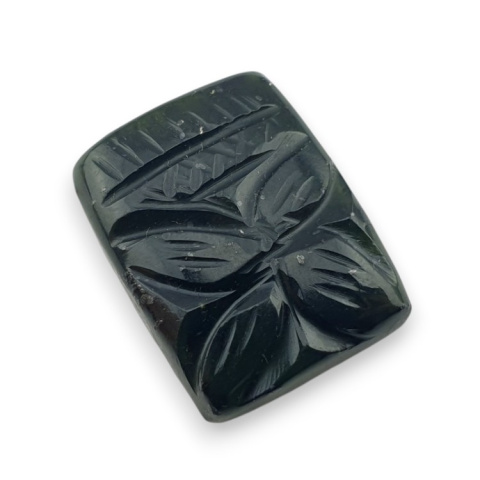 Nefryt kaboszon carving 21x17 mm nr 9 Nefryt kaboszon carving 21x17 mm nr 9