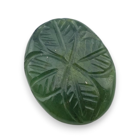 Nefryt kaboszon carving 22x17 mm nr 95 Nefryt kaboszon carving 22x17 mm nr 95