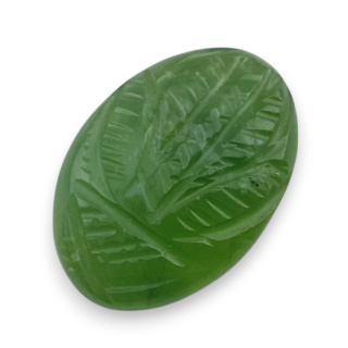 Nefryt kaboszon carving 23x16 mm nr 70