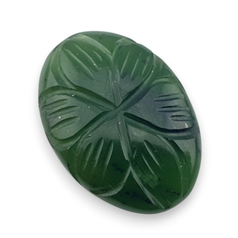 Nefryt kaboszon carving 24x17 mm nr 83 Nefryt kaboszon carving 24x17 mm nr 83
