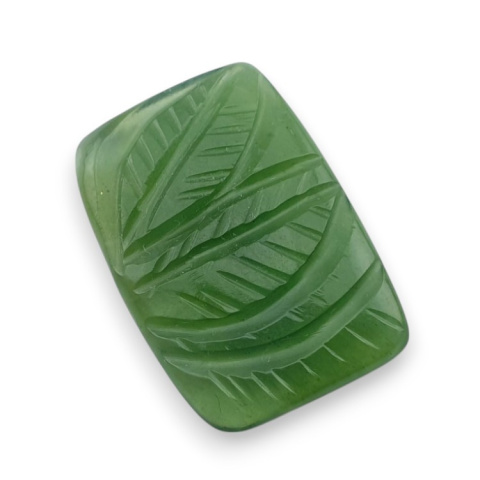 Nefryt kaboszon carving 24x17 mm nr 90 Nefryt kaboszon carving 24x17 mm nr 90