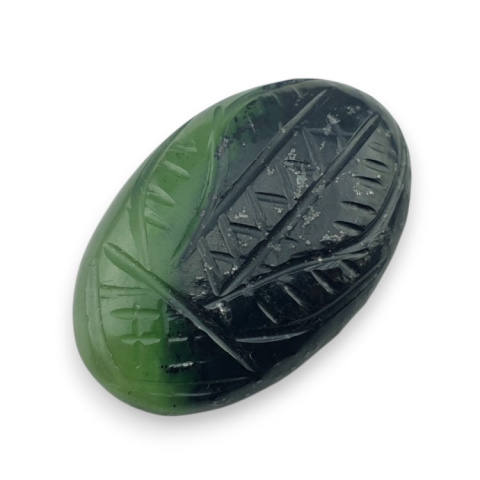 Nefryt kaboszon carving 28x18 mm nr 48 Nefryt kaboszon carving 28x18 mm nr 48