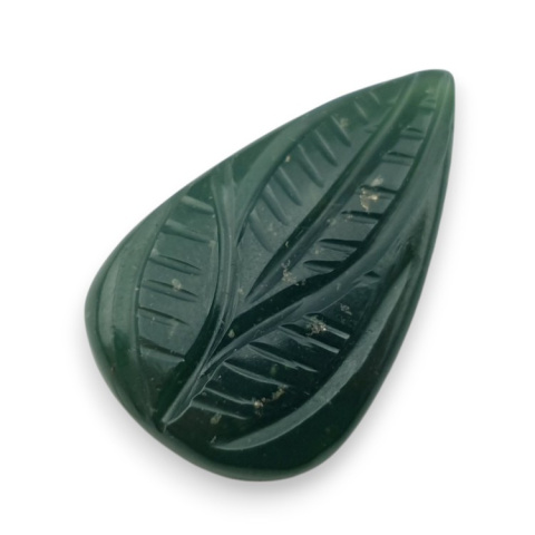 Nefryt kaboszon carving 29x18 mm nr 4 Nefryt kaboszon carving 29x18 mm nr 4