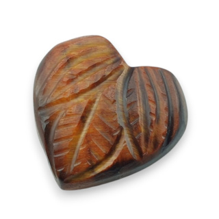 Tygrysie oko czerwone kaboszon carving 21x20 mm nr 34