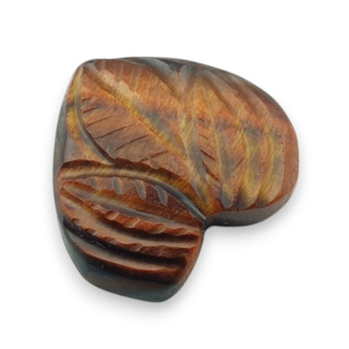 Tygrysie oko czerwone kaboszon carving 21x20 mm nr 34