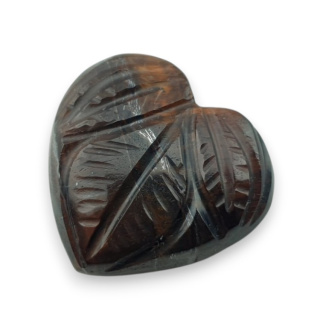 Tygrysie oko czerwone kaboszon carving 21x20 mm nr 75
