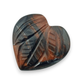 Tygrysie oko czerwone kaboszon carving 21x20 mm nr 78
