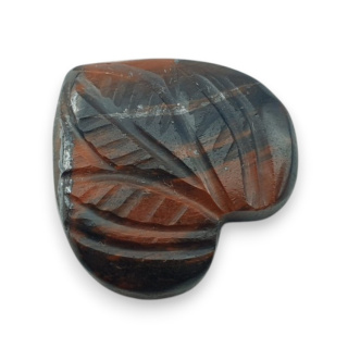 Tygrysie oko czerwone kaboszon carving 21x20 mm nr 78
