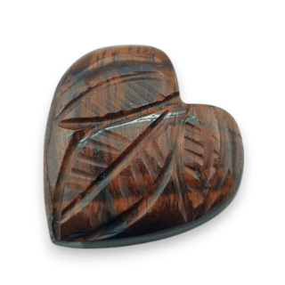 Tygrysie oko czerwone kaboszon carving 21x21 mm nr 74