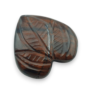 Tygrysie oko czerwone kaboszon carving 21x21 mm nr 74