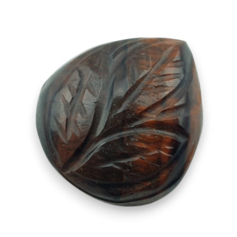 Tygrysie oko czerwone kaboszon carving 22x20 mm nr 59 Tygrysie oko czerwone kaboszon carving 22x20 mm nr 59