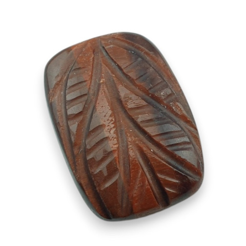 Tygrysie oko czerwone kaboszon carving 23x16 mm nr 44 Tygrysie oko czerwone kaboszon carving 23x16 mm nr 44