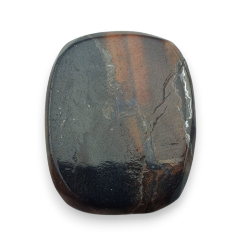 Tygrysie oko czerwone kaboszon carving 23x19 mm nr 37