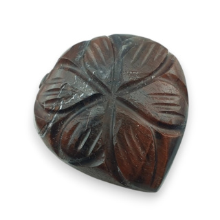 Tygrysie oko czerwone kaboszon carving 23x21 mm nr 18