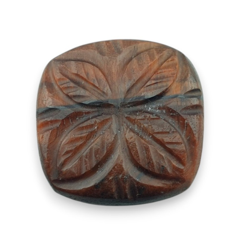 Tygrysie oko czerwone kaboszon carving 23x23 mm nr 19 Tygrysie oko czerwone kaboszon carving 23x23 mm nr 19