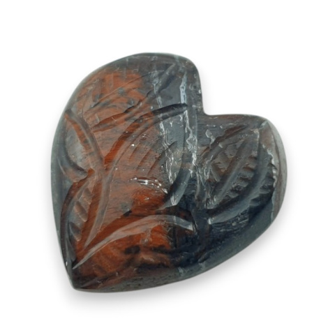 Tygrysie oko czerwone kaboszon carving 25x24 mm nr 4 Tygrysie oko czerwone kaboszon carving 25x24 mm nr 4