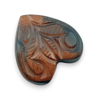 Tygrysie oko czerwone kaboszon carving 25x25 mm nr 53