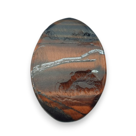 Tygrysie oko czerwone kaboszon carving 26x18 mm nr 41 Tygrysie oko czerwone kaboszon carving 26x18 mm nr 41