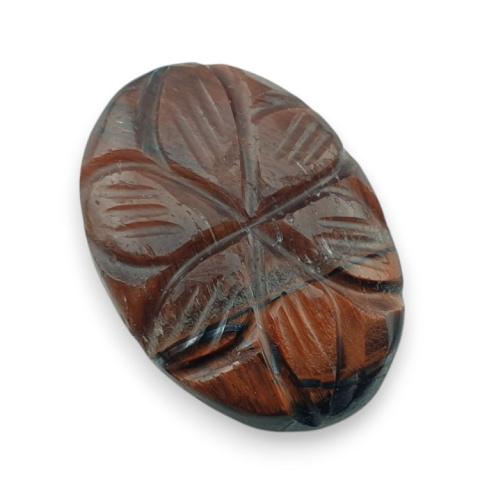 Tygrysie oko czerwone kaboszon carving 27x19 mm nr 67 Tygrysie oko czerwone kaboszon carving 27x19 mm nr 67