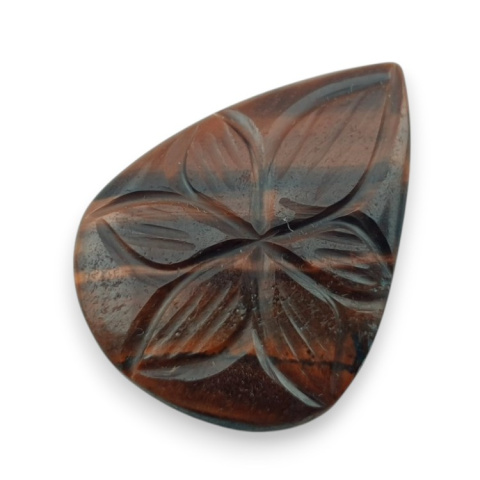 Tygrysie oko czerwone kaboszon carving 29x21 mm nr 57 Tygrysie oko czerwone kaboszon carving 29x21 mm nr 57