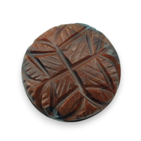 Tygrysie oko czerwone kaboszon carving fi 21 mm nr 33 Tygrysie oko czerwone kaboszon carving fi 21 mm nr 33