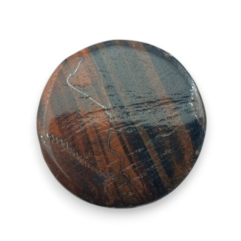 Tygrysie oko czerwone kaboszon carving fi 22 mm nr 5 Tygrysie oko czerwone kaboszon carving fi 22 mm nr 5